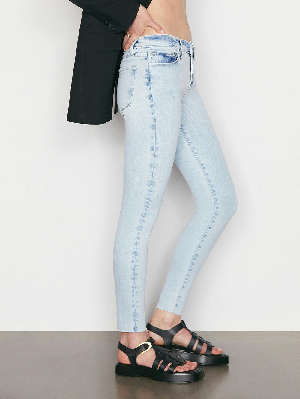 jeans side view